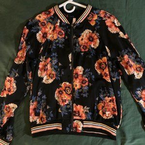 Flower Print Jacket
